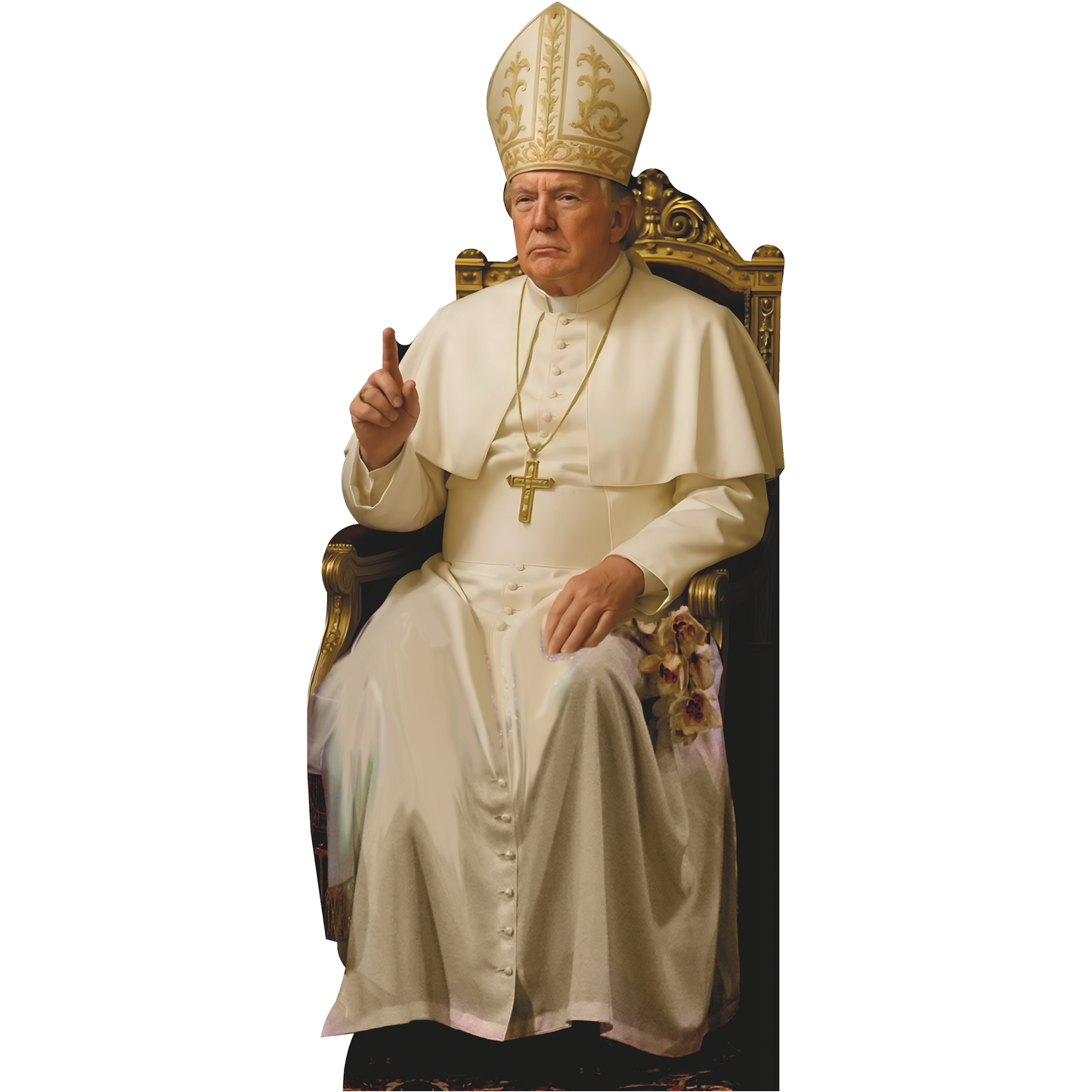 Pope Trump Donald J Emeritus Cardboard Cutout