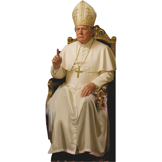 Pope Trump Donald J Emeritus Cardboard Cutout