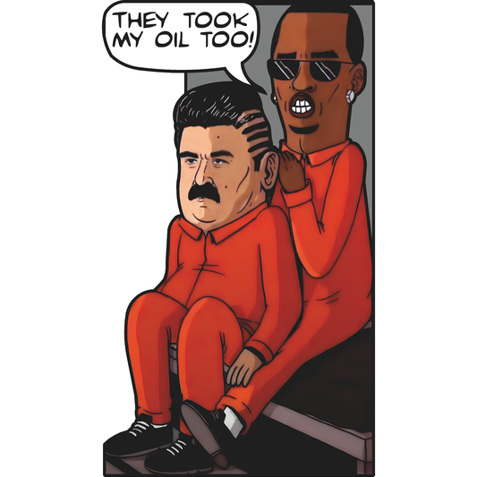 Puff Nicholas Maduro Jail Prison Took My Oil Cardboard Cutout Standee Standup