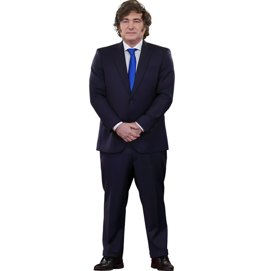 Javier Milei Argentina President Cardboard Cutout