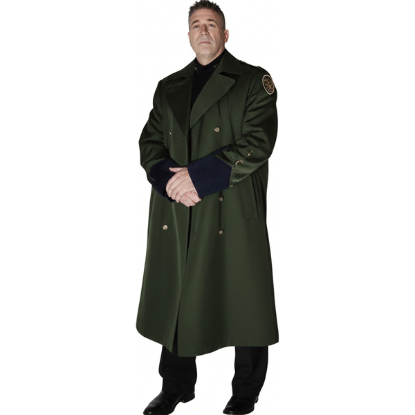 H38306 Gregory Bovino Border Patrol Officer Trench Coat Cardboard Cutout