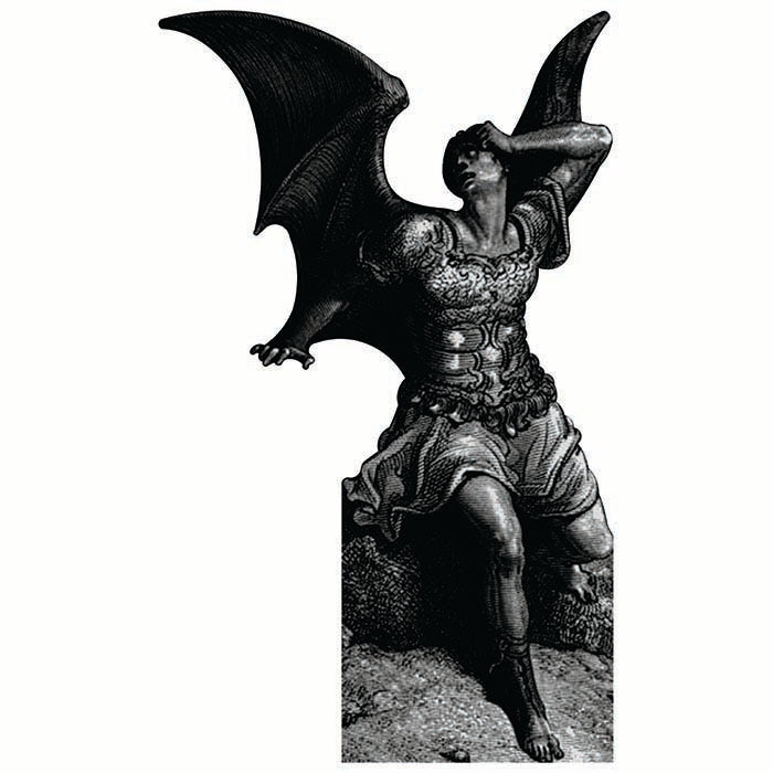 Satan the Fallen Angel Cardboard Cutout