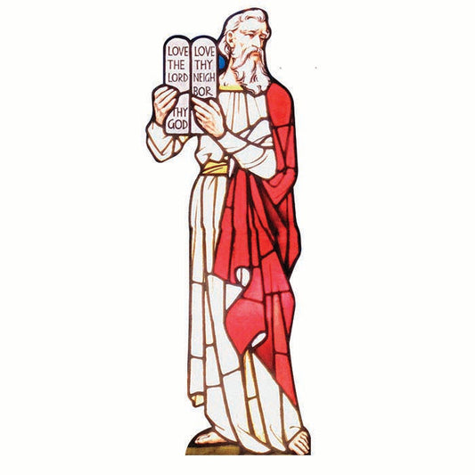 Moses Stained Glass Cardboard Cutout