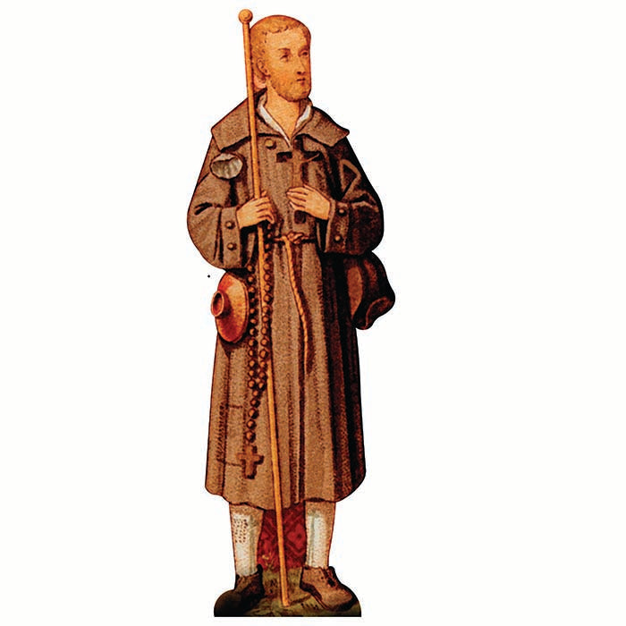 Saint Benedict Joseph Labre Cardboard Cutout