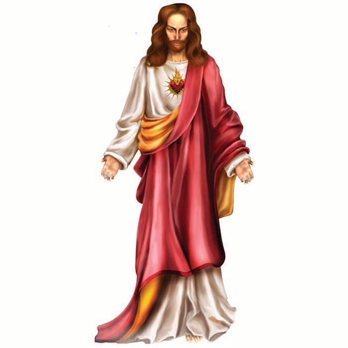 Jesus Sacred Heart Cardboard Cutout