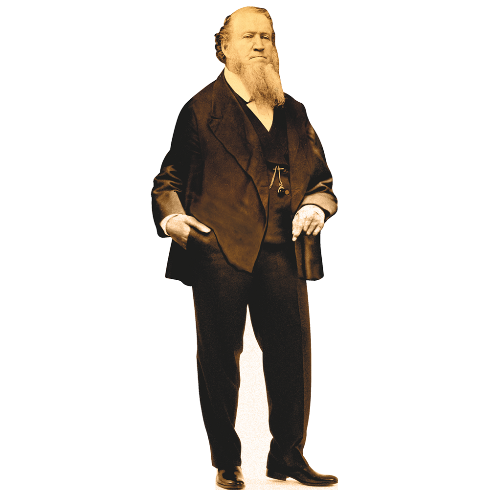 Brigham Young Cardboard Cutout