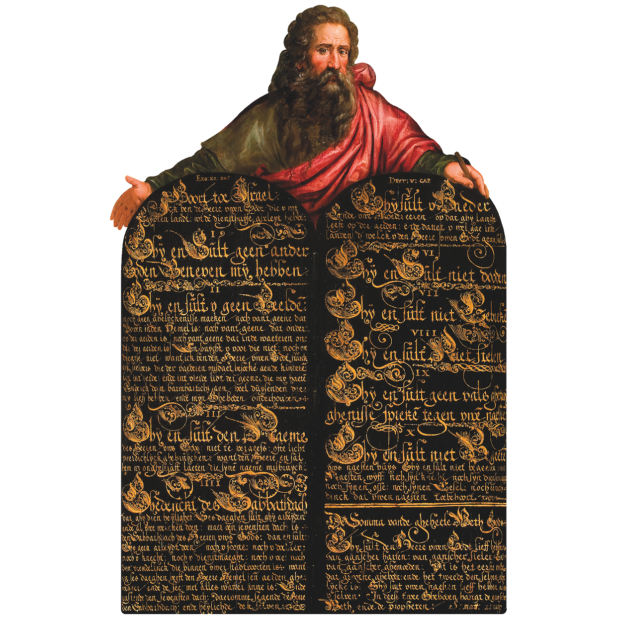 Moses and the Ten Commandments Cardboard Cutout
