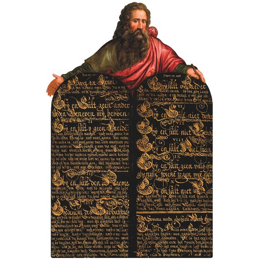 Moses and the Ten Commandments Cardboard Cutout
