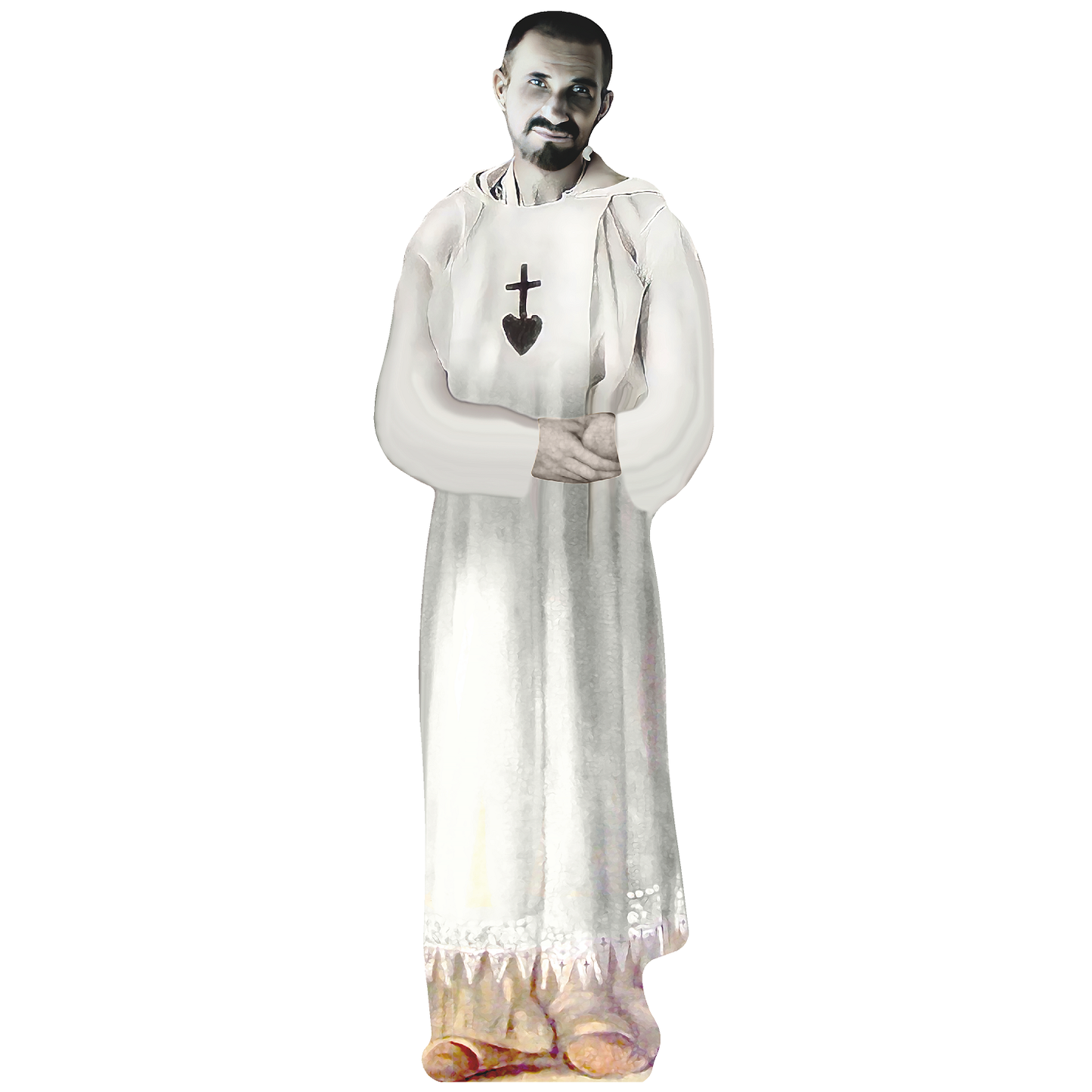 Saint Charles de Foucauld Brother Charles of Jesus Cardboard Cutout