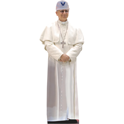 Pope Leo XIV Nova Vila V Hat Cardboard Cutout