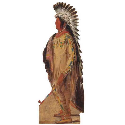 Wi Jun Jon Pigeons Egg Head The Light Native American Chief Peacepipe Cardboard Cutout