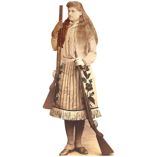Annie Oakley Mullet Shotgunner Cardboard Cutout