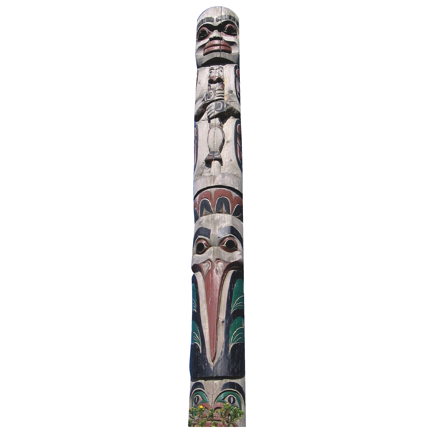 Spirit of Lakwammen Land of Winds Totem Pole Cardboard Cutout