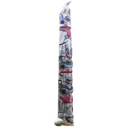 Haida Totem Pole Cardboard Cutout