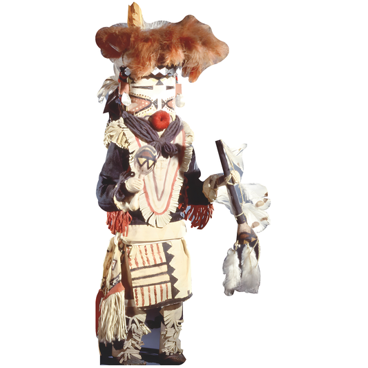 Zuni Pueblo Kachina Doll Cardboard Cutout