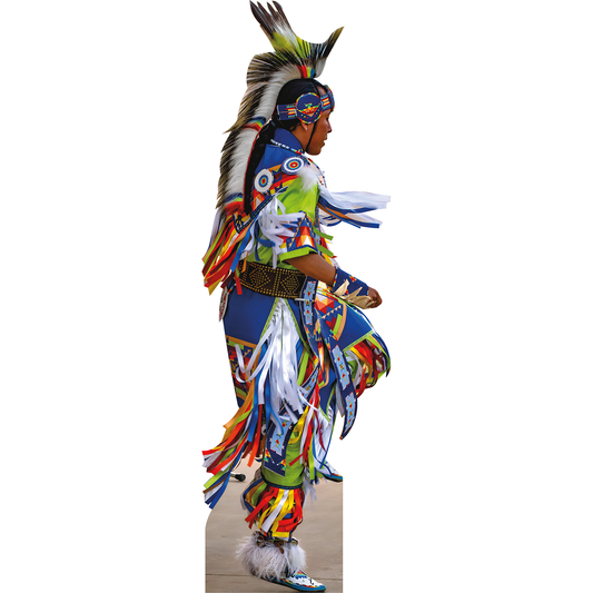 Jicarilla Apache Dance Dancing Native American Cardboard Cutout