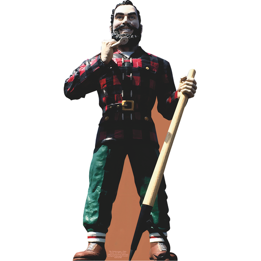 Paul Bunyan Statue Cardboard Cutout