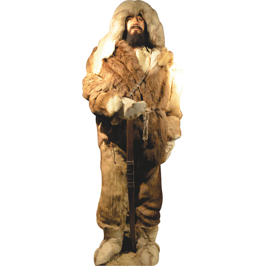 Fur Trapper - Mountain Man Wearing Furs Cardboard Cutout