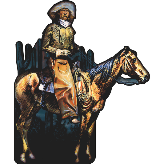 Frederic Remington Arizona Cowboy Cardboard Cutout