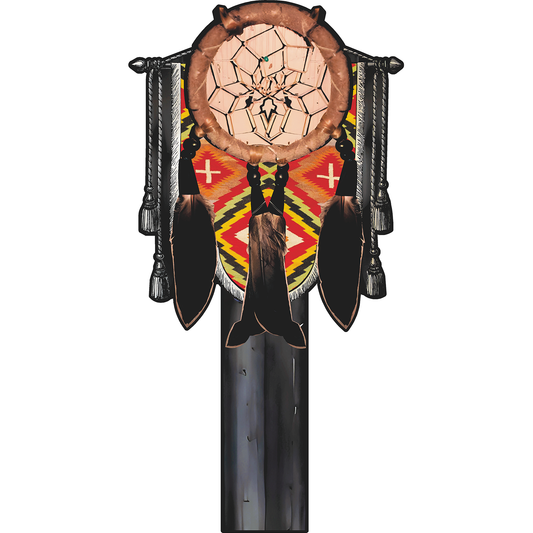 Dream Catcher War Banner Cardboard Cutout