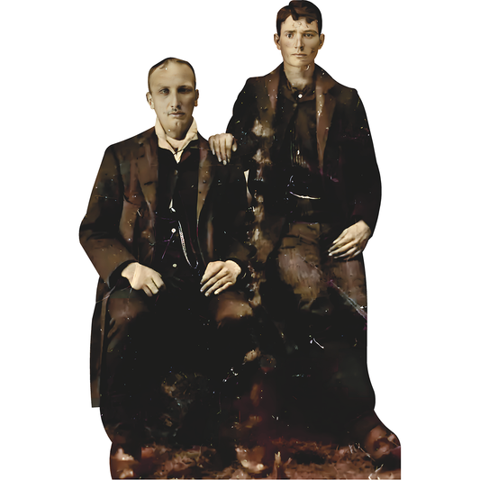 Frank James Jesse James Outlaws Cardboard Cutout