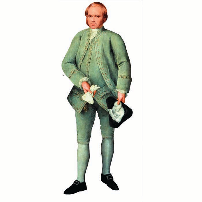 Charles Darwin 2 Cardboard Cutout
