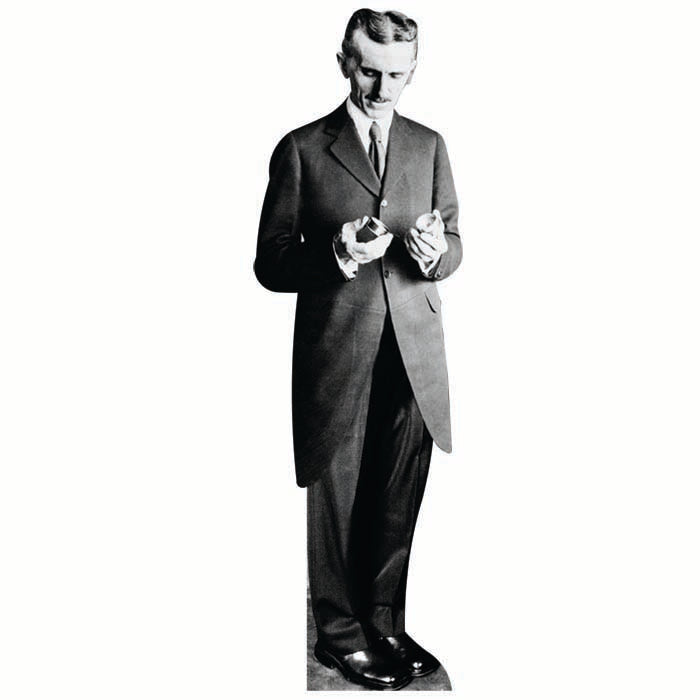 Nikola Tesla Cardboard Cutout