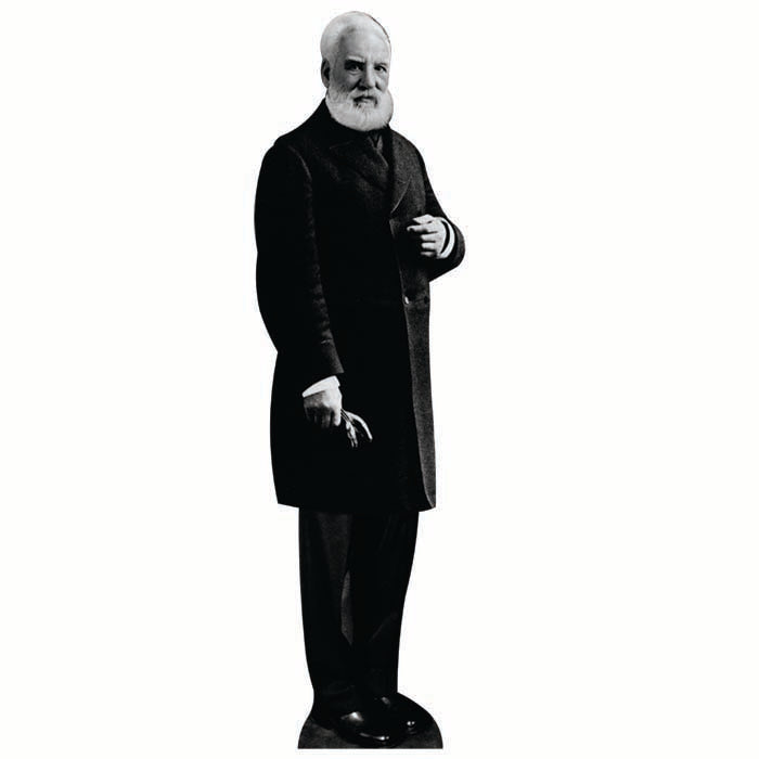 Alexander Graham Bell Cardboard Cutout