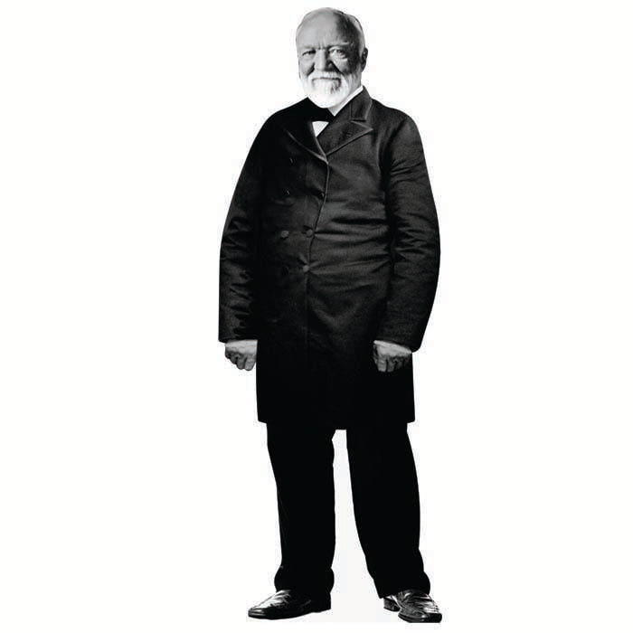 Andrew Carnegie Cardboard Cutout