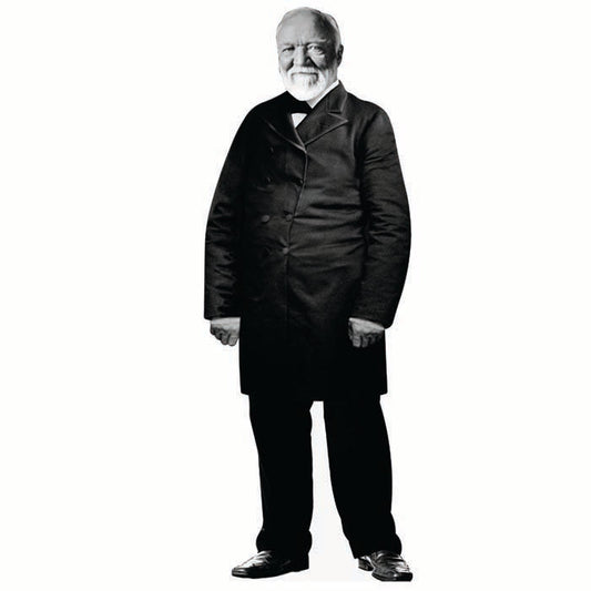 Andrew Carnegie Cardboard Cutout