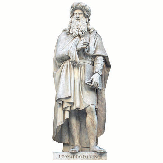 Leonardo da Vinci Statue Cardboard Cutout