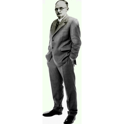 Hans Geiger Alpha Radiation Physicist Cardboard Cutout