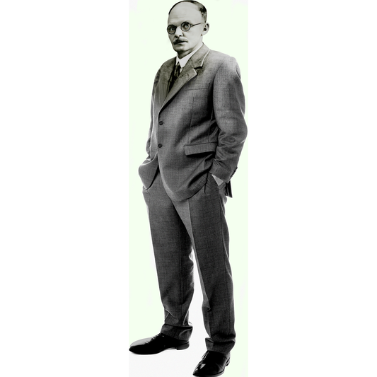 Hans Geiger Alpha Radiation Physicist Cardboard Cutout