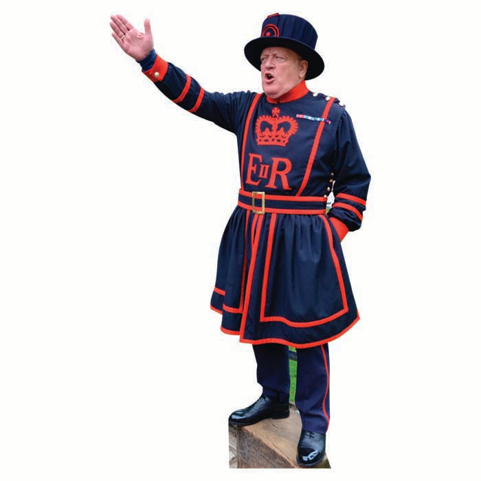 Beefeater Black Cardboard Cutout