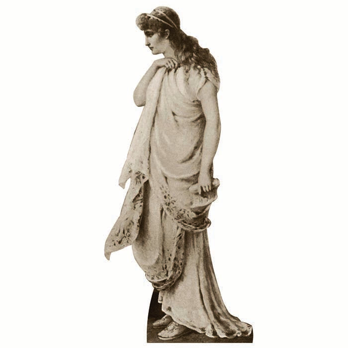 Sappho Cardboard Cutout