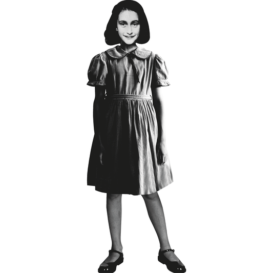 Anne Frank Cardboard Cutout