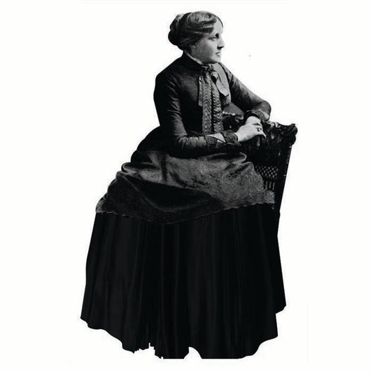Louisa May Alcott Cardboard Cutout