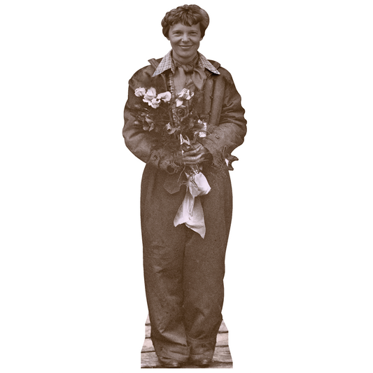 Amelia Earhart Aviator Cardboard Cutout