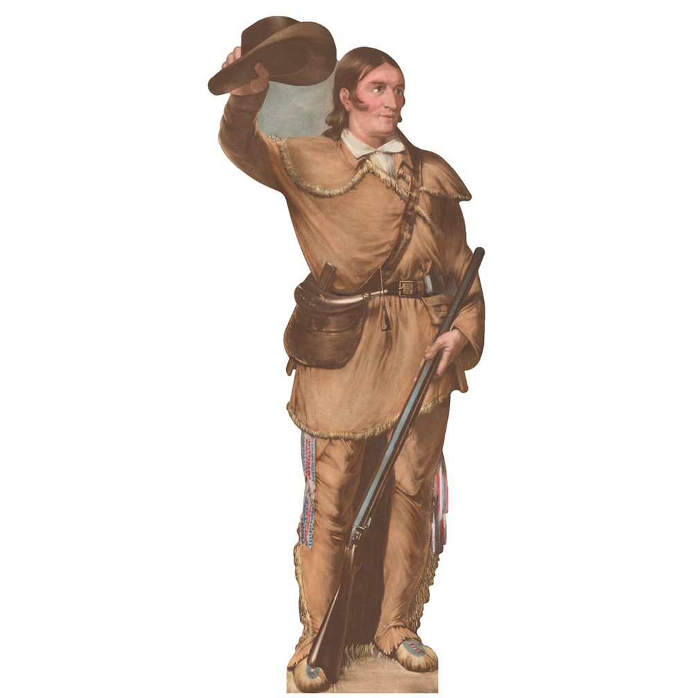 Davy Crockett King of the Wild Frontier Cardboard Cutout