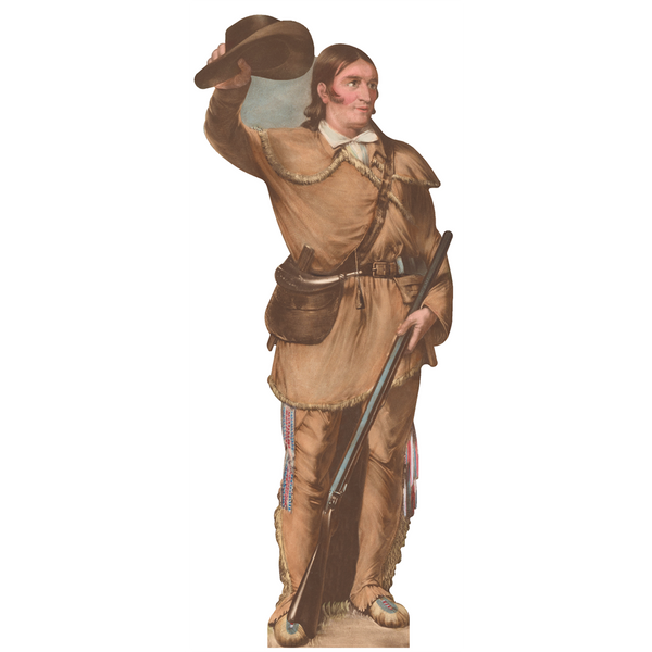 Davy Crockett King of the Wild Frontier Cardboard Cutout