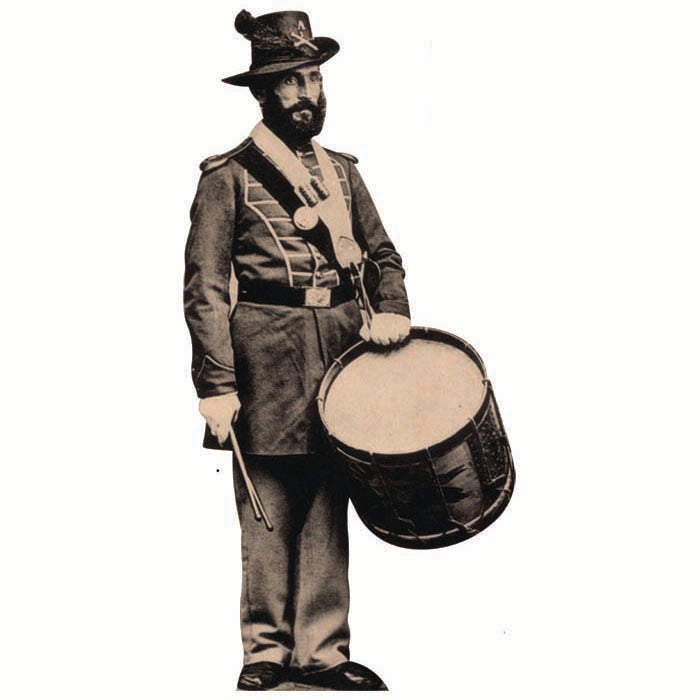 Confederate Drummer Cardboard Cutout