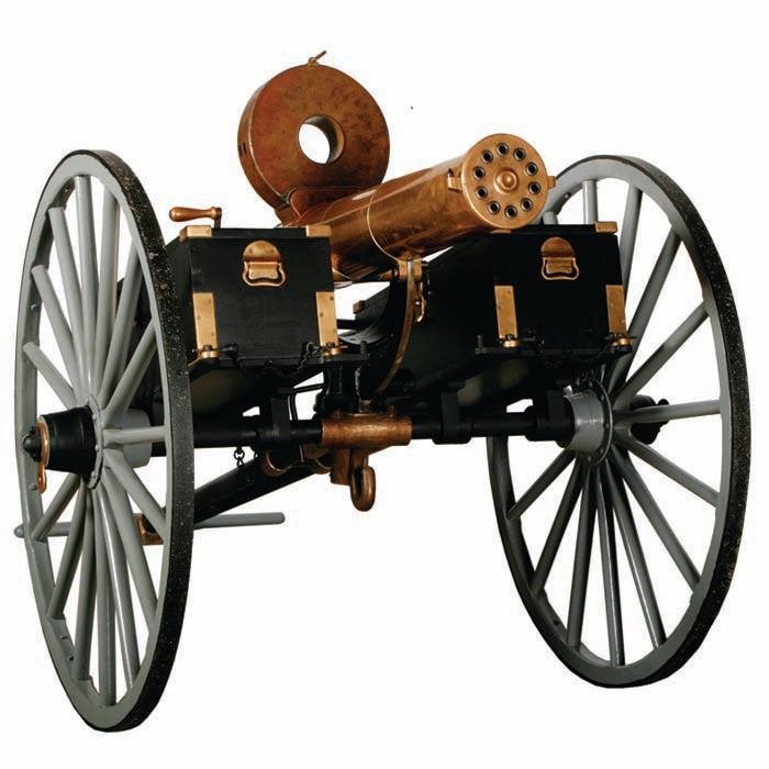 Gatling Gun Cardboard Cutout