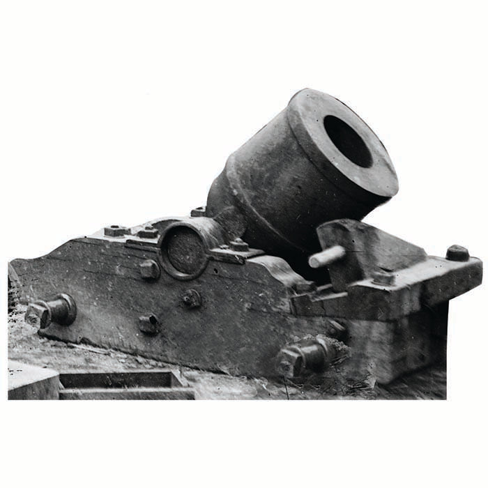 Model 1841 Siege Mortar Cardboard Cutout