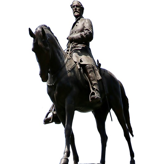 Robert E Lee Statue on Horse Cardboard Cutout
