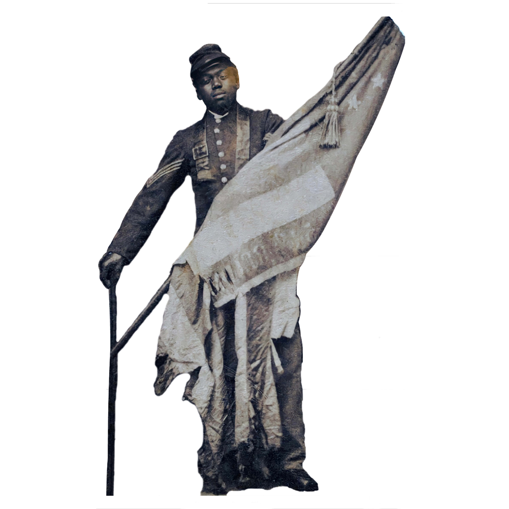 William Harvey Carney Cardboard Cutout
