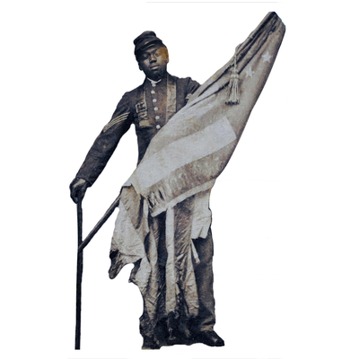 William Harvey Carney Cardboard Cutout