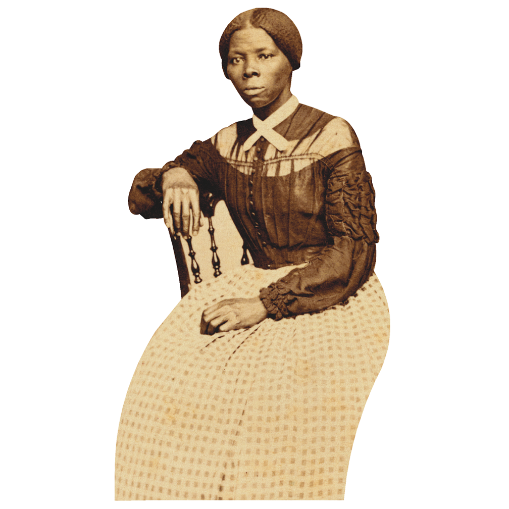 Harriet Tubman Sitting Cardboard Cutout