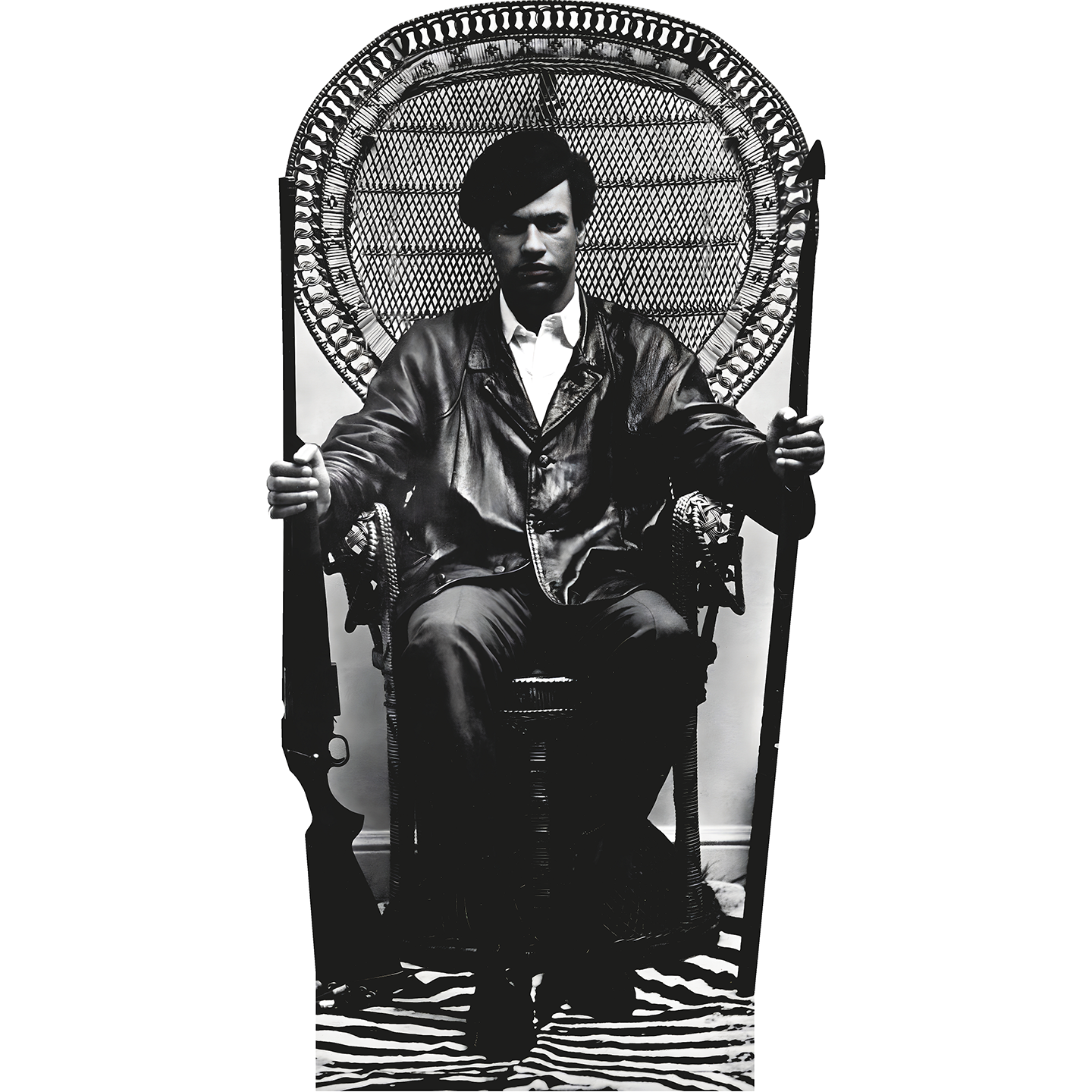Huey P. Newton Black Power Panther Party Founder Cardboard Cutout