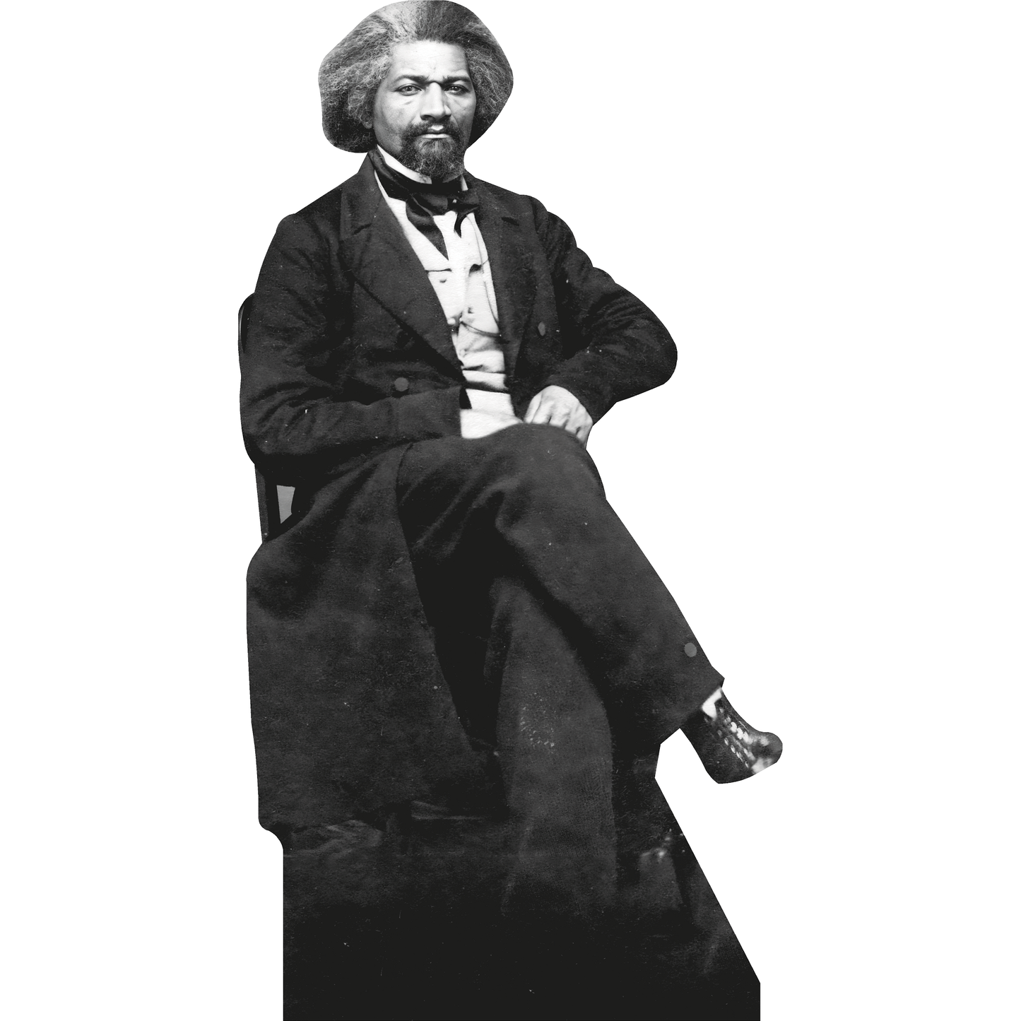 Frederick Douglass Sitting Cardboard Cutout