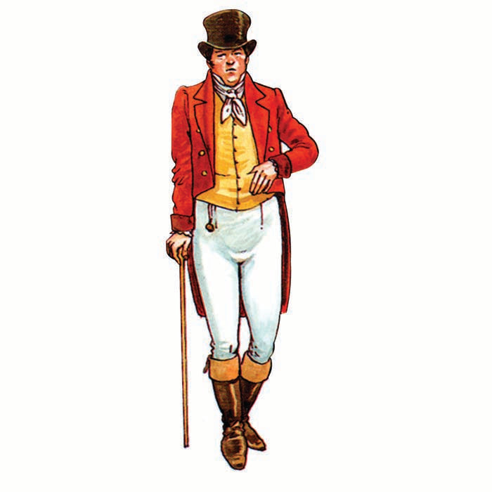 King George IV Illustration Cardboard Cutout